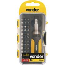 Jogo bits ponteiras 1/4" c/ 38 pç cromo vanádio bp209 Vonder