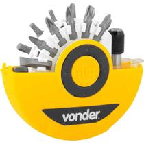 Jogo Bits/Ponteiras 26 Peças Encaixe Se Xtavado 1/4 Vonder