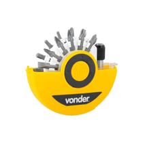 Jogo bits/ponteiras com 26pçs encaixe sextavado 1/4" VONDER