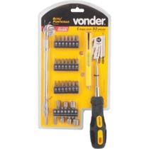 Jogo bits/ponteiras crv c/32pc eng.rap1/4" vonder Jogo bits/ponteiras crv c/32pc eng.rap1/4" vonder