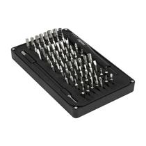 Jogo bits/ponteiras precisão 66 pcs encaixe sextavado 4mm vd