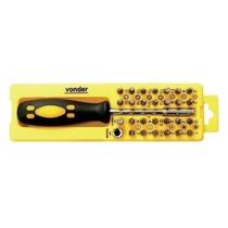 Jogo Bits / Ponteiras Sextavado 1/4'' Vanádio 29 Pçs Vonder Jogo Bits / Ponteiras Sextavado 1/4'' Vanádio 29 Pçs Vonder