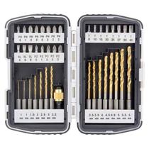 Jogo Bits/soquete/broca 1/4 40 Peças - Mtx Jogo Bits/soquete/broca 1/4 40 Peças - Mtx