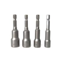 Jogo Bits Soquetes Canhão para Parafusadeira com Imã 4 Peças - Saint Jogo Bits Soquetes Canhão para Parafusadeira com Imã 4 Peças - Saint