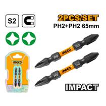 Jogo Bits Torção PH2 65 mm 2 Peças INGCO Jogo Bits Torção PH2 65 mm 2 Peças INGCO