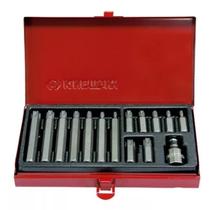 Jogo Bits Torx King Tony Hexalobular C/15 Pç 10mm 1015pq