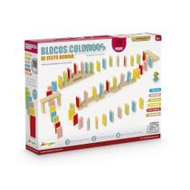 Jogo Blocos Coloridos 70 Peças - Junges Jogo Blocos Coloridos 70 Peças - Junges