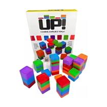 Jogo Blocos De Montar Up Combine Empilhe 75 Peças Paki Toys Jogo Blocos De Montar Up Combine Empilhe 75 Peças Paki Toys
