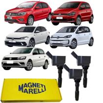 Jogo Bobina Ignição Fox Gol Polo Up Voyage 1.0 3cil Marelli