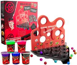 Jogo Bola No Alvo Enaldinho Com 6 Potes Slime + 11 Bolinhas Jogo Bola No Alvo Enaldinho Com 6 Potes Slime + 11 Bolinhas