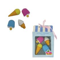 Jogo Borracha Comidinhas Modelo:Sorvetes Jogo Borracha Comidinhas Modelo:Sorvetes