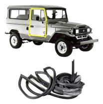 Jogo Borracha Vedação Porta Toyota Bandeirante 1985 A 2000