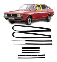 Jogo Borracha Vidro Canaleta E Pestanas Passat 1973 A 1988