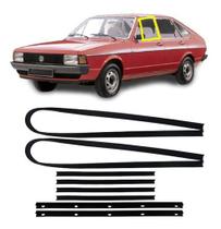 Jogo Borracha Vidro Canaleta Pestana Externa Passat 73 A 88