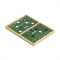Jogo Botão Gol a Gol Futebol Infantil MDF com Tabuleiro com Elástico Infantil Junges