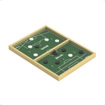 Jogo Botão Gol a Gol Futebol Infantil MDF com Tabuleiro com Elástico Infantil Junges