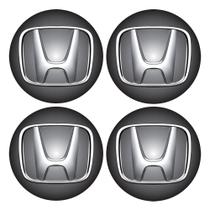Jogo Bottom/ Emblema Para Calota Honda 48Mm Degrade 4...