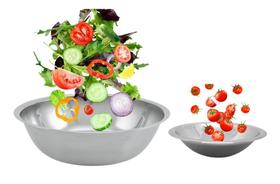 Jogo Bowl Aço Inox Para Salada 2 Peças - Mundial Import