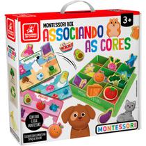 Jogo Box Associando as Cores Montessori