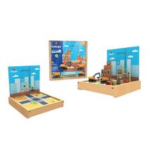 Jogo Brincando de Engenheiro Construtor 53 Peças Xalingo - 68121 Jogo Brincando de Engenheiro Construtor 53 Peças Xalingo - 68121