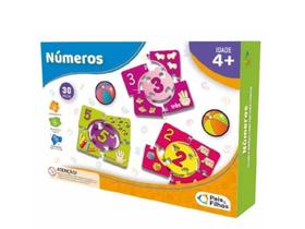 Jogo Brincar de Aprender Números 30 Peças 2893 Pais e Filhos