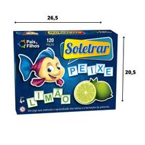 Jogo brincar de aprender soletrar 120 pcs - escolar