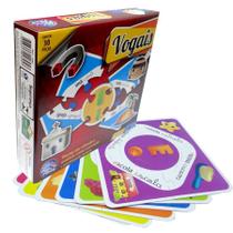 Jogo brincar de aprender vogais 30 pcs - escolar