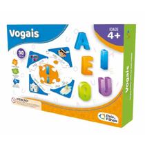 Jogo Brincar De Aprender Vogais 30 Peças - Pais & Filhos