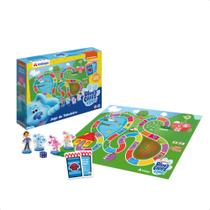 Jogo Brinquedo de Tabuleiro Blue's Clues 30 Peças Desenvolve Atenção Coordenação Motora Percepção Visual Xalingo - 55398