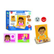 Jogo Brinquedo Educativo Magnético Quadro Das Emoções 30 Pçs