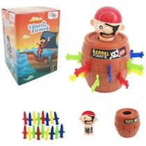 Jogo Brinquedo Infantil Barril Salta Pirata
