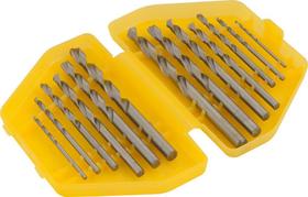 Jogo broca 1/16-1/4" din338 cx plástica com 13 pçs Vonder