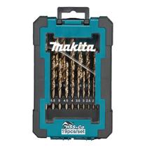 Jogo Broca A.R 19 Pc 1 a 10mm Cobalto HSS-CO D-67561 Makita Jogo Broca A.R 19 Pc 1 a 10mm Cobalto HSS-CO D-67561 Makita