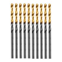 Jogo Broca Aço Rápido Titânio 3mm 10 Peças Gross