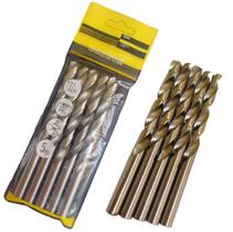 Jogo Broca Alumínio Ferro Metal Aço Rápido Hss 5 Peças 10mm Jogo Broca Alumínio Ferro Metal Aço Rápido Hss 5 Peças 10mm