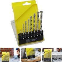 Jogo Broca Concreto 3 - 10 mm Vídea 8 Peças Tradestar Jogo Broca Concreto 3 - 10 mm Vídea 8 Peças Tradestar