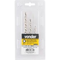 Jogo broca de vídea 5-6-8mm din 8039 para concreto estojo plástico com 3 peças - Vonder
