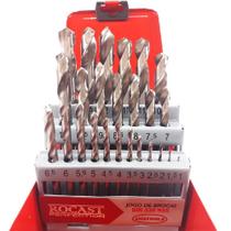 Jogo Broca Helicoidal Haste Cilíndrica 25Pcs (5,0161) Rocast Jogo Broca Helicoidal Haste Cilíndrica 25Pcs (5,0161) Rocast