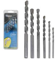 Jogo Broca Vídea Concreto Western 6 Un 3/4/5/6/8/10mm