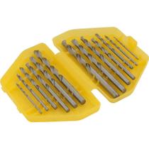 Jogo Brocas Aço Rápido DIN338 1/16 A 1/4 13 Peças Vonder