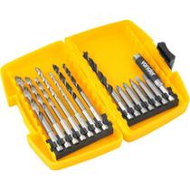 Jogo brocas bits combinado 14 pecas vonder