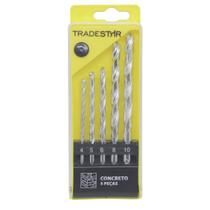 Jogo Brocas p/ Concreto 5 pecas Jogo Brocas p/ Concreto 5 pecas