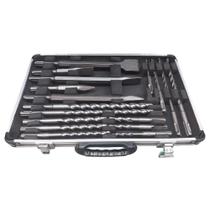 Jogo Brocas, Ponteiros E Talhadeiras 18 Peças Ht Plus 41150 Jogo Brocas, Ponteiros E Talhadeiras 18 Peças Ht Plus 41150