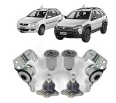 Jogo Bucha Pivô Bandeja Dianteira Palio Weekend 2008 2009 10