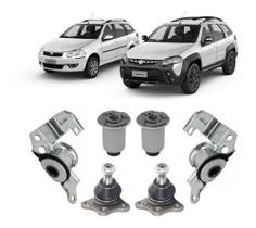 Jogo Bucha Pivô Bandeja Dianteira Palio Weekend 2008 2009 10