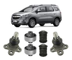 Jogo Bucha Pivô Suspensão Dianteira Chevrolet Spin 2013/20 Jogo Bucha Pivô Suspensão Dianteira Chevrolet Spin 2013/20