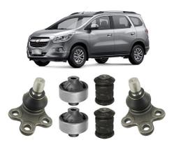 Jogo Bucha + Pivô Suspensão Dianteira Chevrolet Spin 2013/20 Jogo Bucha + Pivô Suspensão Dianteira Chevrolet Spin 2013/20