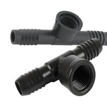Jogo C/ 10 Conectores Tee de 1/2" C/ Rosca Interna de Polietileno P/ Irrigação