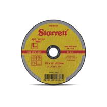 Jogo c/ 10 Disco Abrasivo De Corte Starrett aço inox/carbono esmerilhadeira Dac180-24