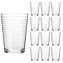 Jogo C/12 Copos De Vidro Arizona Transparente 200ml
